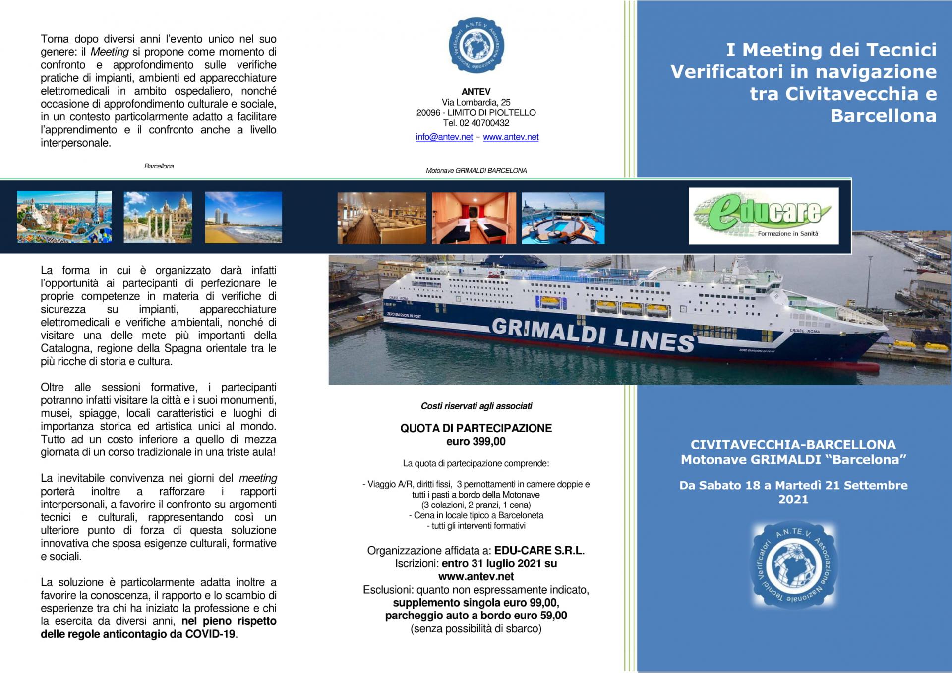 I MEETING ITINERANTE TECNICI ANTEV