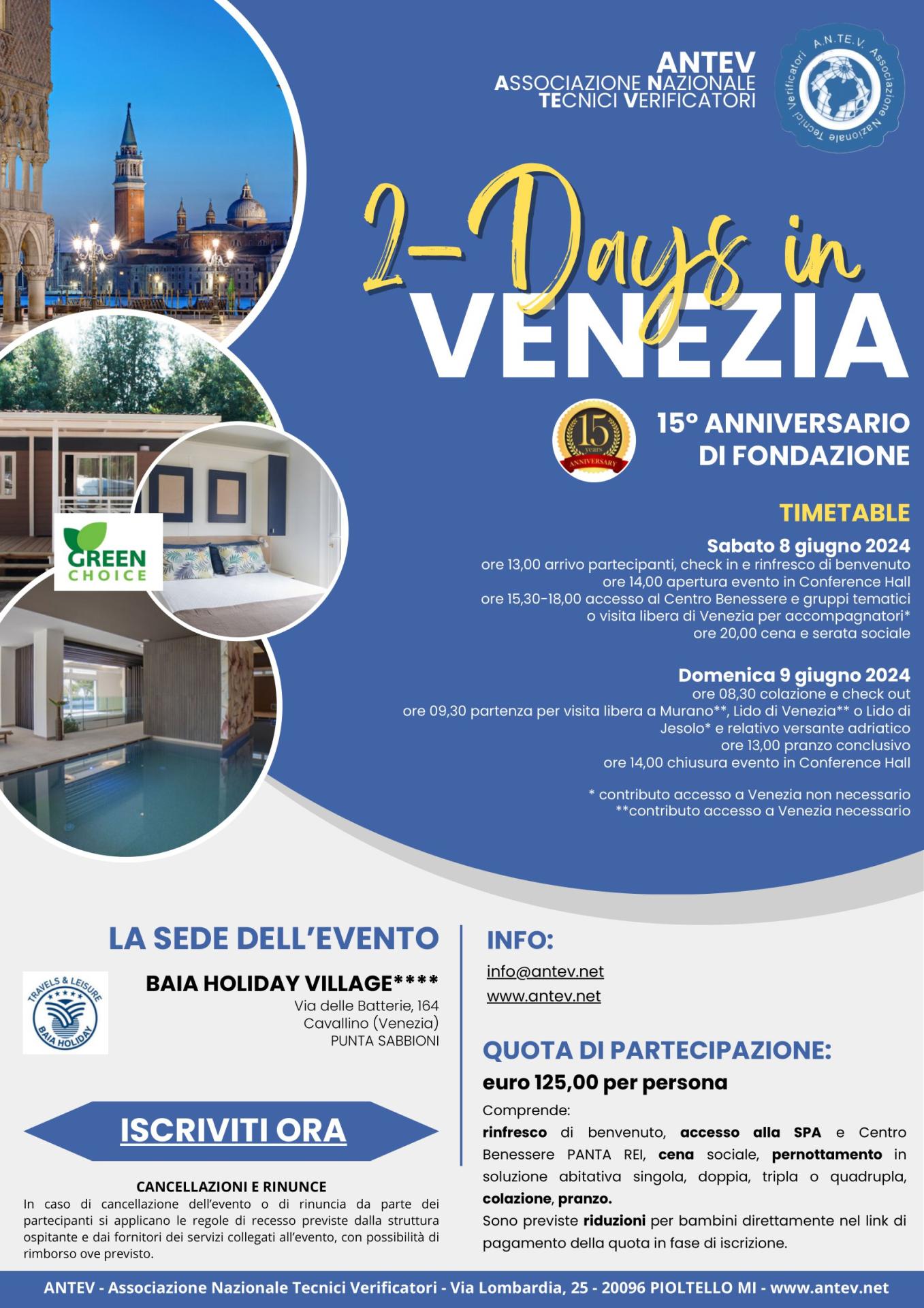 15 anniversario antev