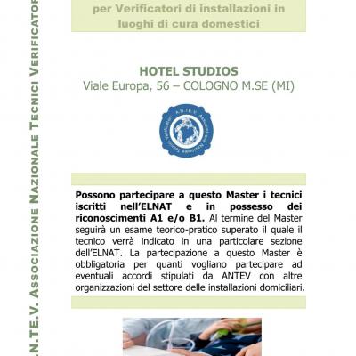 Master di specializzazione domiciliari 1