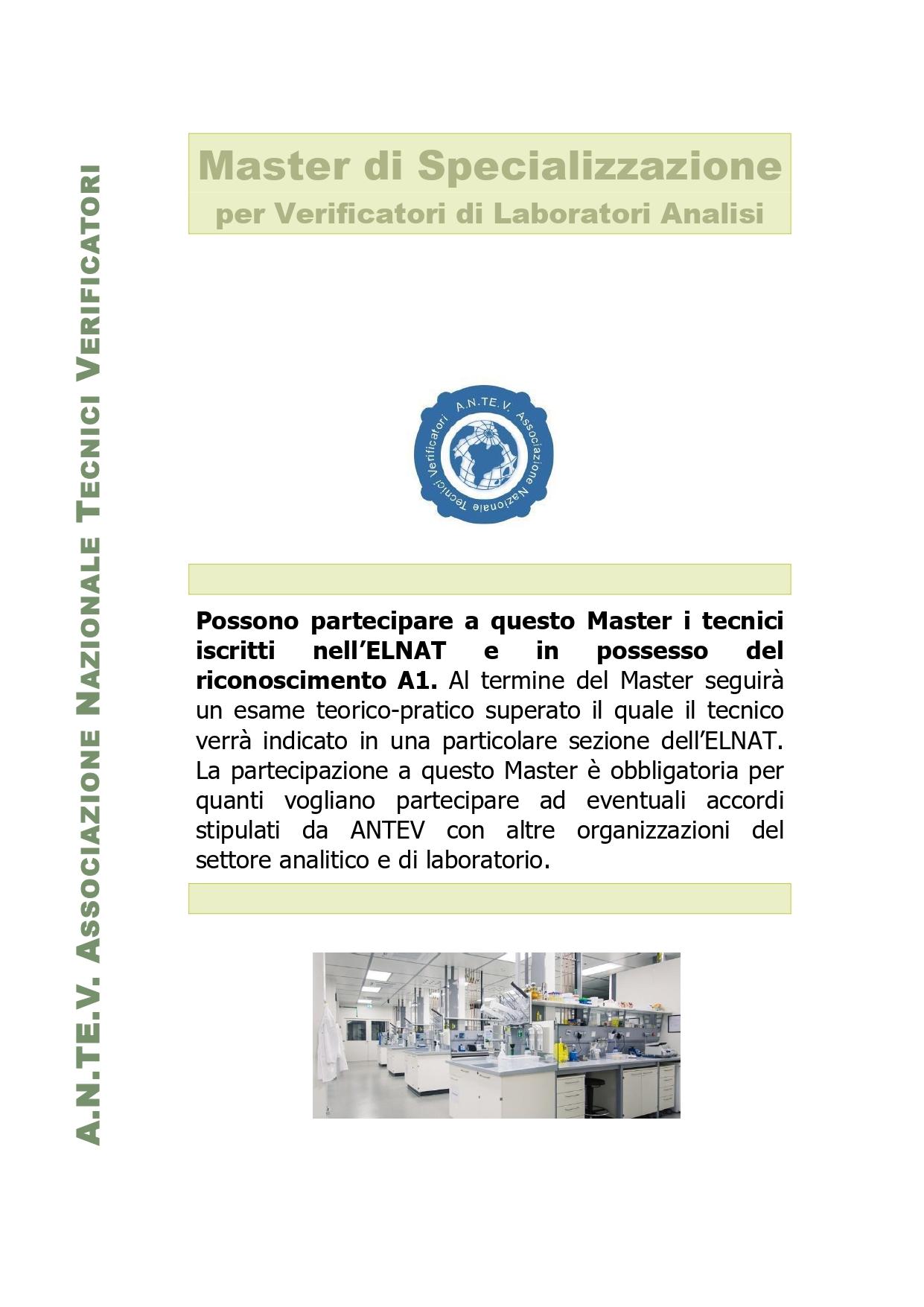 Master di specializzazione laboratori page 0001