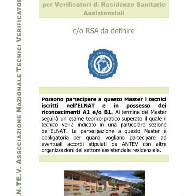 Master di specializzazione rsa 1